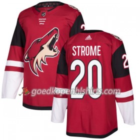 Arizona Coyotes Dylan Strome 20 Adidas 2017-2018 Maroon Authentic Shirt - Mannen